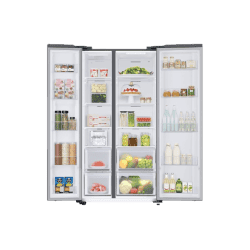 Samsung Side By Side Inverter Refrigerator | 653L | WI-FI Enabled SmartThings | Refined Inox | RS76CG8103S9HL