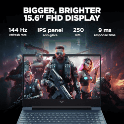 HP Victus Gaming Laptop 15 Core i5 | 16 GB | 1TB SSD | RTX 4050 | Blue | fa1317TX