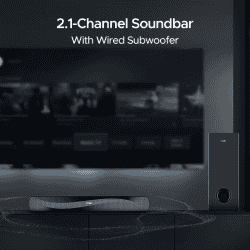 boAt Aavante Bluetooth Soundbar | 50 W | Master Remote Control | Premium Black | A1040