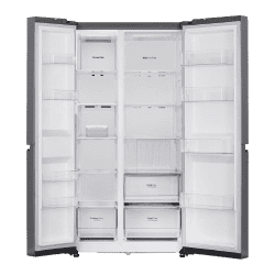 LG Side by Side Refrigerator | 650L | Convertible Multi Air Flow | 3 Star | Dazzle Steel | GL-B257JDS3