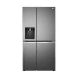 LG Side by Side Refrigerator | Frost Free | 3 Star | 630L | Water & Ice Dispenser | Shiny Steel | GL-L257CPZ3 DPZZEBN SBS
