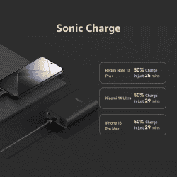 MI Pocket Power Bank Pro | 10000 MAH | 33W Sonic Charge | Black