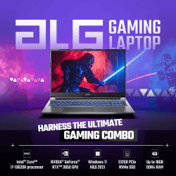 Acer ALG Gaming Laptop |  Intel Core i7 | 16 GB | 512 GB | NVIDIA GeForce RTX 3050 | Steel Gray | UN.34LSI.001