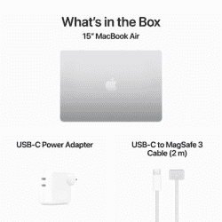 Apple MacBook Air M3 | 15.3 inch | 24 GB | 512 GB | Silver | MC9J4HN/A
