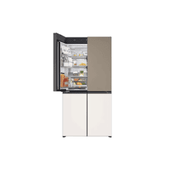 LG Frost Free French Door Refrigerator | 614 L | 3 Star | Smart Wifi Enabled with Door Cooling Plus | Clay Brown & Beige | GR-B24FQGJB
