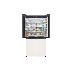 LG Frost Free French Door Refrigerator | 614 L | 3 Star | Smart Wifi Enabled with Door Cooling Plus | Clay Brown & Beige | GR-B24FQGJB