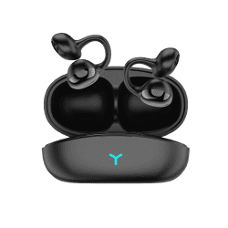 Urban Vibe Clip Air Conduction Earphones | Wireless Earbuds | Black