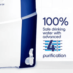 Pureit Marvella UV Water Purifier | 4L | White & Black