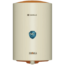 Havells  Troica Water Heater | 10 L | Ivory Brown