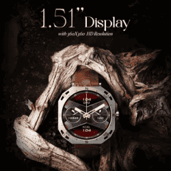 boAt Enigma Z20 Amoled Smartwatch with Bluetooth Calling | Brown Leather