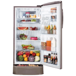 LG Direct Cool Single Door Refrigerator | Stabilizer Free Operation | 210 L | 3 Star | Fawn Steel | GL D231AFSD