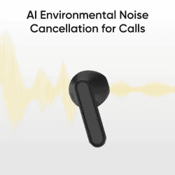 realme Buds T01 TWS Earbuds | AI ENC Noise Cancellation | Black | RMA2406