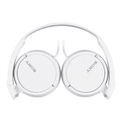 Sony Stereo Headphones | Wired On Ear with Mic | White |  MDR ZX110AP