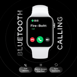 Fire-Boltt Visionary Bluetooth Calling Smartwatch | 1.78"Amoled Display | Silver | BSW046