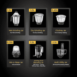 Prestige Endura Pro Multi Functional Mixer Grinder | 1000W