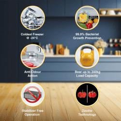 Whirlpool Frost Free Double Door | 235 L | 2 Star Refrigerator | Wine Palm | NEO 278LH PRM