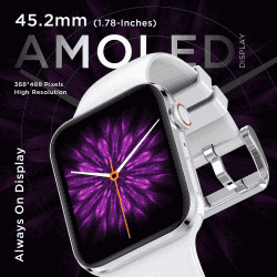 Fire-Boltt Visionary Bluetooth Calling Smartwatch | 1.78"Amoled Display | Silver | BSW046