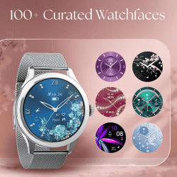 Fastrack Noir Pro BT Calling Women Smartwatch | Black