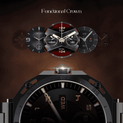 boAt Enigma Z20 Amoled Bluetooth Calling Smartwatch | Metal Black