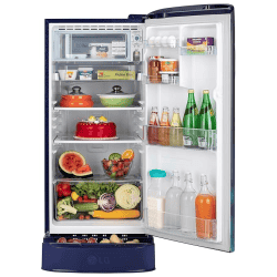 LG Direct Cool Single Door Refrigerator | 185 L | 3 Star | Blue Charm | GL D201ABCD