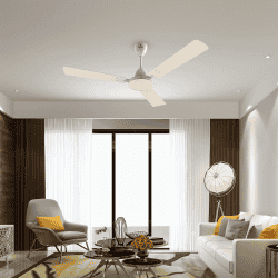 Polycab  Vital High Speed Ceiling Fan | 1200 mm | 3 Blade | Pearl Ivory
