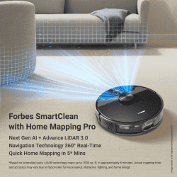 Eureka Forbes Smart Clean with Home Mapping Pro Vacuum Cleaner | Black