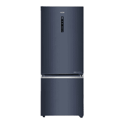 Haier Bottom Mounted Frost Free Refrigerator | 355 L | 3 Star | Graphite Black | HRB-4053BGK-P