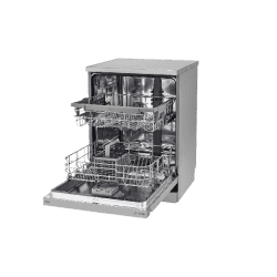 LG True Steam Dishwasher | Inverter Direct Drive Technology | Silver | DFB512FP