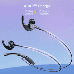 boAt Rockerz 235 Pro Wireless Bluetooth Headset | Active Black