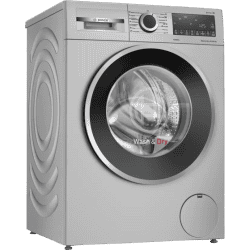 BOSCH Series 6 Fully Automatic Front Load Washer Dryer | 10.5/6 kg | 5 Star | Silver | WNA264U9IN