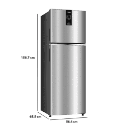 Whirlpool Frost Free Double Door Convertible Refrigerator | 235 L | 3 Star | Titan Steel | IFPRO INV CNV 278