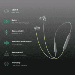 OnePlus Bullets Z2 Wireless Neckband | Jazz Green | E305A