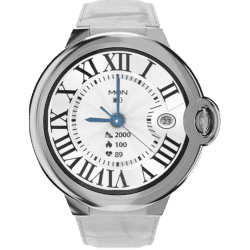 Fire-Boltt Topaz Round Luxury Smartwatch |1.3 Inch | White