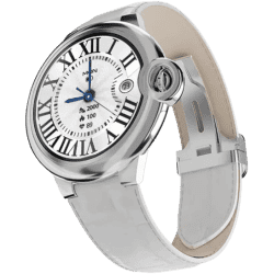 Fire-Boltt Topaz Round Luxury Smartwatch |1.3 Inch | White
