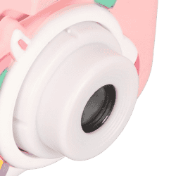 Childrens Fun Paw Camera | 40MP Kids Camera 2in IPS Screen with Front Rear Dual Camera | Fun Photography for Teens | Peach