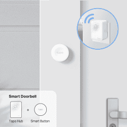 TP-Link Tapo Smart Button | Lighting Control Smart Doorbell Smart Switch | White