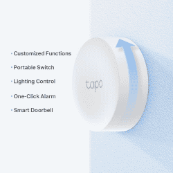 TP-Link Tapo Smart Button | Lighting Control Smart Doorbell Smart Switch | White