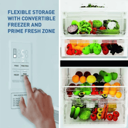 Panasonic Smart Inverter Frost-Free Double Door Bottom Mount Refrigerator | 401 L | 2 Star | NR-BK468BQKN
