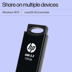 HP USB 3.2 Flash Drive | 128GB | 712w | Black