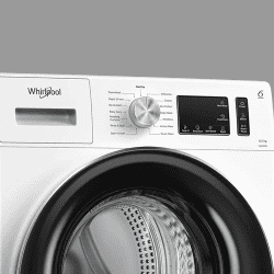 Whirlpool LED+ Touch Front Load Washing Machine | 6.5kg | Crystal White | XS6510BYW