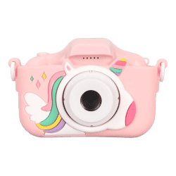 Childrens Fun Paw Camera | 40MP Kids Camera 2in IPS Screen with Front Rear Dual Camera | Fun Photography for Teens | Peach