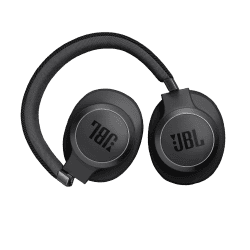 JBL Live 770NC Headphones | True Adaptive Noise Cancellation Wireless Over Ear | Spatial Sound | Black
