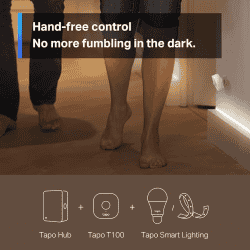 Tapo Tp-Link T100 120° Pir Smart Motion | Sensor with Motion-Activated Light | Energy Saving | Battery-Powered | Real Time Notifications | Device Sharing