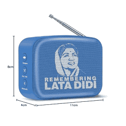 Saregama Carvaan Mini Hindi Portable Bluetooth Speaker | 2.0 Channel | Regal Blue | SCM04