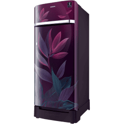 Samsung Direct Cool Single Door Refrigerator | 215 L | Base Stand Drawer | Paradise Bloom Purple | RR23D2H259R/HL