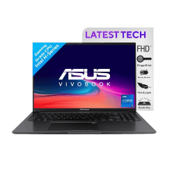 Asus Vivobook 16 Thin and Light Laptop | Intel Core i7 12700H 12th Gen | 16GB | 512GB SSD | Indie Black | X1605ZAC-MB742WS