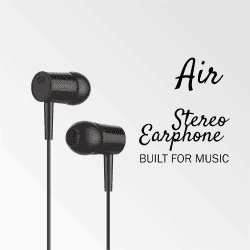 Hapi Pola Air Wired Headset  | 3.5mm | Black