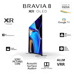 Sony BRAVIA 8 Series OLED Google TV | 55 inches | 4K Ultra HD AI Smart | K-55XR80