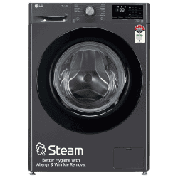 LG Fully Automatic Front Loading Washing Machine | 9 Kg | Middle Black | FHV1409Z2M ABMQEIL