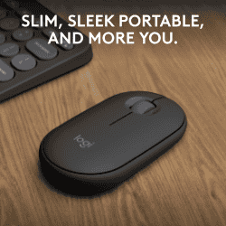 Logitech Pebble Bluetooth Wireless Mouse 2 | Tonal Graphite | M350s